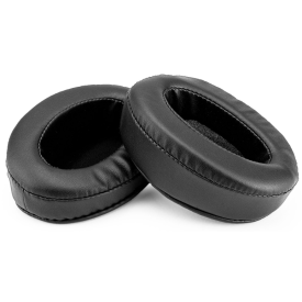 BRAINWAVZ OVAL PU Earpads ANGLED BLACK