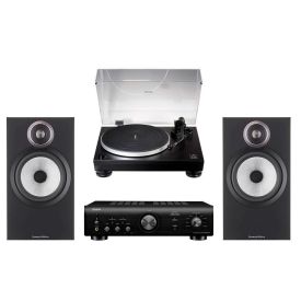 Denon PMA-600NE Black + Bowers & Wilkins 606 S3 + Audio-Technica AT-LP5x