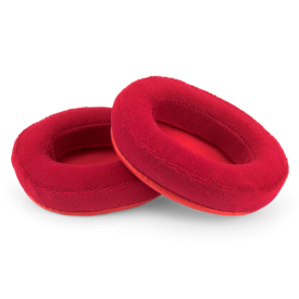BRAINWAVZ OVAL Velour Earpads RED