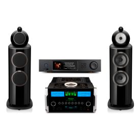 Mcintosh MA12000 + Aurender A15 Black + Bowers & Wilkins 802 D4