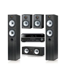 Monitor Audio MR4 и ресивер Yamaha RX-V383