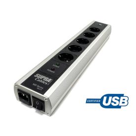 Supra MAINS BLOCK MD05-EU/SP USB-A/C ONOFF
