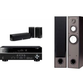 Yamaha Kino SYSTEM 7390 (RX-V385 + NS-7390 + NS-P51) Black