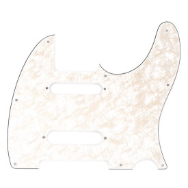 FENDER PICKGUARD FOR NASHVILLE SERIES TELE 4 PLY WHITE MOTO