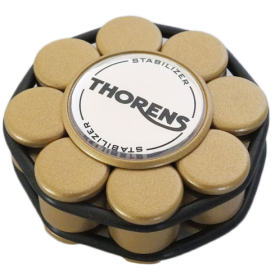 Thorens Stabilizer Golden in Wooden Box