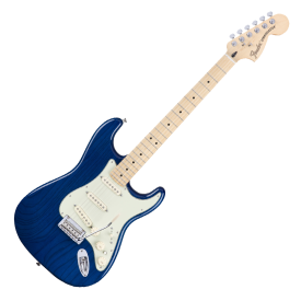 FENDER DELUXE STRATOCASTER MN SAPPHIRE BLUE TRANSPARENT