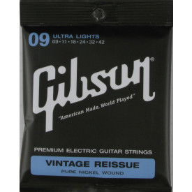 Gibson SEG-VR9 VINTAGE RE-ISSUE PURE NICKEL WOUND .009-.042