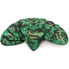 Fender 351 PREMIUM CELLULOID GREEN MOTO HEAVY