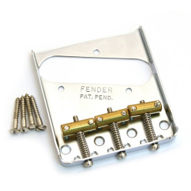 FENDER BRIDGE SADDLES FOR AMERCIAN VINTAGE TELECASTER BRASS Бридж для электрогитары
