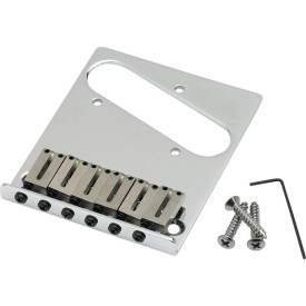 FENDER BRIDGE ASSEMBLY FOR AMERICAN SERIES TELECASTER CHROME