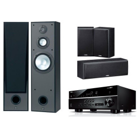 Yamaha Kino SYSTEM 485 (RX-V485 + NS-8390 + NS-P51) Black
