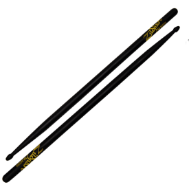ZILDJIAN 5ACB ACORN TIP WOOD BLACK DRUMSTICKS