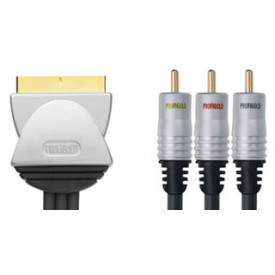 PROFIGOLD PGV 522 Video Interconnect SCART M > 3 RCA M 1.5m