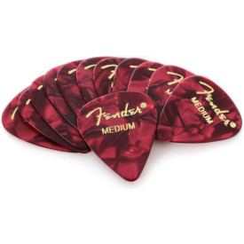 Fender 351 PREMIUM CELLULOID RED MOTO MEDIUM