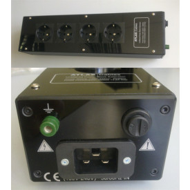 Atlas 4 Way Extension Unit Schuko 16amp Power Cord