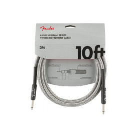 FENDER CABLE PROFESSIONAL SERIES 10' WHITE TWEED