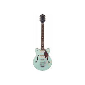 GRETSCH G2655T-P90 STREAMLINER CENTER BLOCK JR. DOUBLE-CUT P90 WITH BIGSBY MINT METALLIC