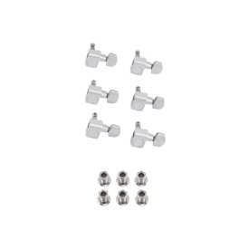 FENDER AMERICAN PRO STAGGERED STRATOCASTER/TELECASTER TUNING MACHINE SETS CHROME