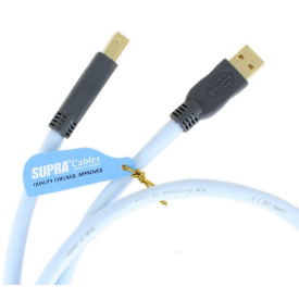 Supra USB 2.0 A-B BLUE 10M