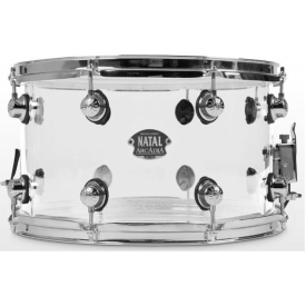 NATAL DRUMS ARCADIA ACRYLIC SNARE DRUM TRANSPARENT