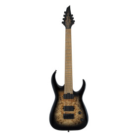 JACKSON PRO SIGNATURE MISHA MANSOOR JUGGERNAUT HT7P BLACK BURST BURL