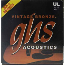 GHS STRINGS VN-UL AC GTR,VINT BRNZ,UL