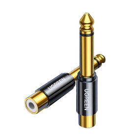 UGREEN AV169 6.3mm Male to RCA Female Adapter 80731