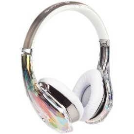Monster Diamond Tears Edge On-Ear Headphones Crystal