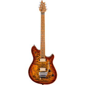 EVH WOLFGANG SPECIAL QM, BAKED MAPLE FINGERBOARD TIGER EYE GLOW