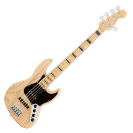 FENDER AMERICAN ELITE JAZZ BASS V ASH MN NATURAL