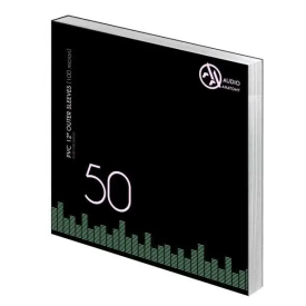Audio Anatomy 50 X 12" PVC Outer Sleeves 100 Micron