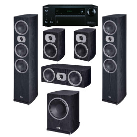Onkyo TX-NR575E + HECO Victa Prime 702 set 5.1 Black