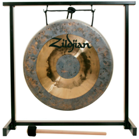 ZILDJIAN 12' TRADITIONAL GONG AND TABLETOP STAND SET