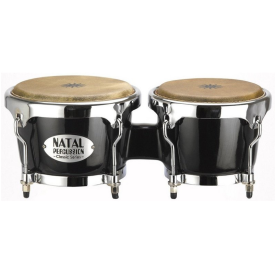 NATAL DRUMS CLASSIC FIBERGLASS BONGO BLACK