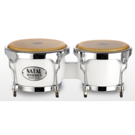 NATAL DRUMS CLASSIC FIBERGLASS BONGO WHITE