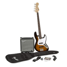 FENDER SQUIER PJ BASS PACK BROWN SUNBURST