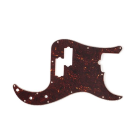 FENDER PICKGUARD FOR PRECISION BASS 13 HOLE 4 PLY TORTOISE SHELL