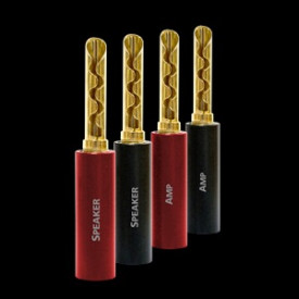 AUDIOQUEST spc SureGrip100 Banana Gold set of 8