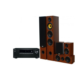 Onkyo TX-SR393 + Taga Harmony TAV–506 v.2 WALNUT