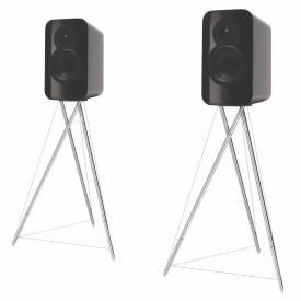 Q Acoustics Сoncept 300 Black & Rosewood EXC Stand Pair (QA2710)