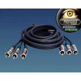 PROFIGOLD PGV 5305 Component Interconnect -3 RCA M - 3 RCA M 5m