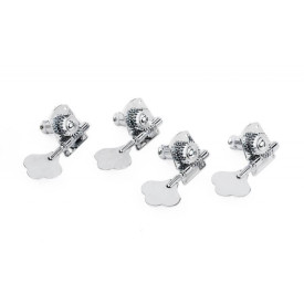 FENDER BASS TUNING MACHINES STANDARD-HIGHWAY ONE SERIES CHROME (4)