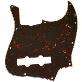 FENDER PICKGUARD '60s JAZZ BASS MEXICO REISSUE 10 HOLE MOUNTING TORTOISE SHELL