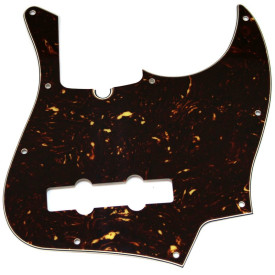 FENDER PICKGUARD FOR 5-STRING AMERICAN DELUXE JAZZ BASS 4-PLY TORTOISE SHELL
