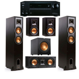 Onkyo TX-NR575E + set 5.1 Klipsch R-24F/14m/25c/10sw