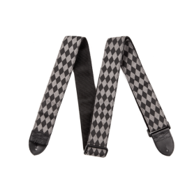 Fender 2' NYLON DIAMOND STRAP BLACK/GREY