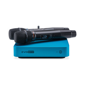 Караоке-система для дома EVOBOX Plus [Ocean] + микрофоны SE 201D