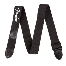 FENDER STRAP 2 BLACK WHITE LOGO