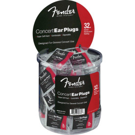 FENDER CONCERT FOAM EAR PLUGS BOWL OF 100 PAIRS
