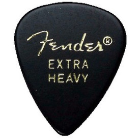 Fender 351 Classic Celluloid (144) - Black Extra Heavy